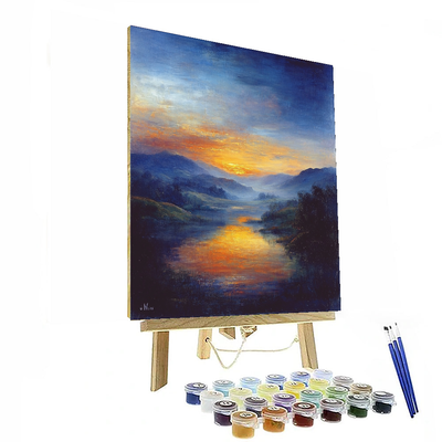 Turner Inspired Tranquil Evening  Paint By Number