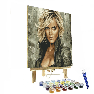 Charlize Theron: The Unstoppable Force Of Versatility Painting By Numbers Kit