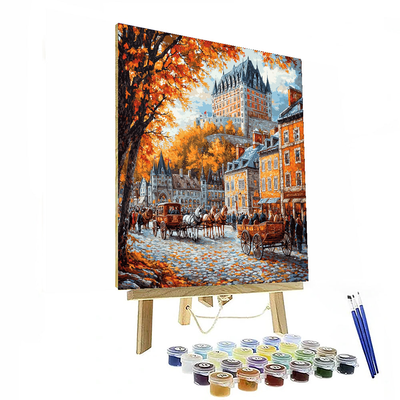 Old Quebec - Quebec City, Canada Numbered Painting Kits