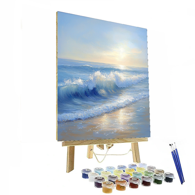 J.M.W. Turner Inspired Ocean Breeze Reflections  DIY Paint By Numbers