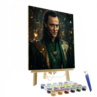 Tom Hiddleston: The Charm And Intrigue Of Loki Paint By Numbers Art