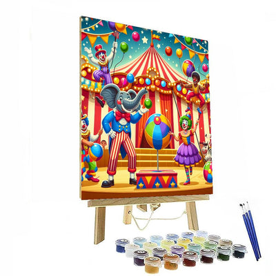 Circus Fun Spectacle DIY Paint By Numbers