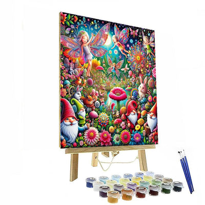 Fantasy Garden Creatures Paint By Numbers Kits