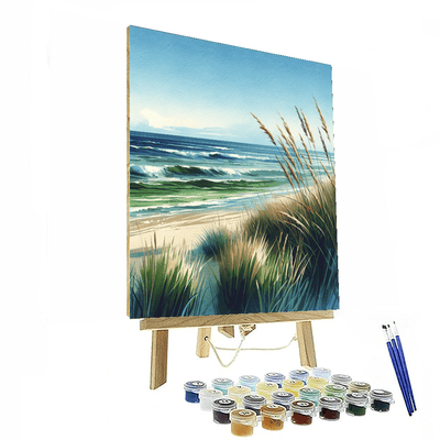 Gentle Coastal Breeze Painting Number Kit