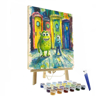 Monsters Inc. Scare Floor Fun - Disney Inspired Paint By Numbers Kits