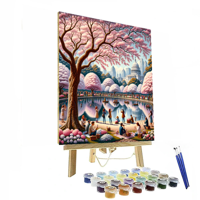 The National Cherry Blossom Festival - United States Numbered Painting Kits