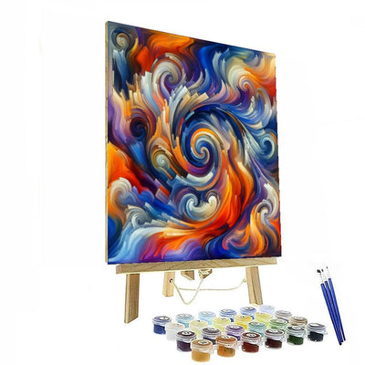 Vivid Abstract Symphony Paint By Numbers