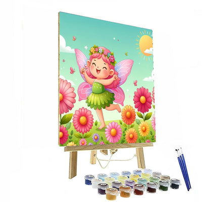 Whimsical Flower Fairy Numbered Painting Kits