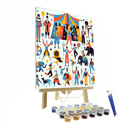 Playful Circus Paint By Numbers