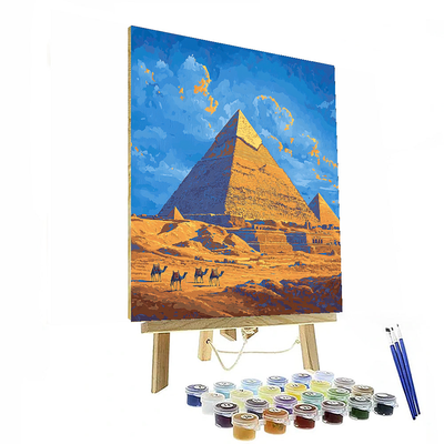 The Giza Pyramids Numbered Painting Kits