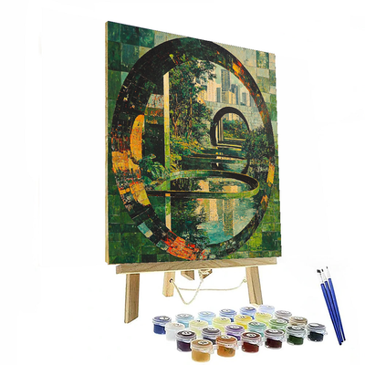 Salvador Dali Inspired Surreal Urban Garden  Paint By Numbers Kits