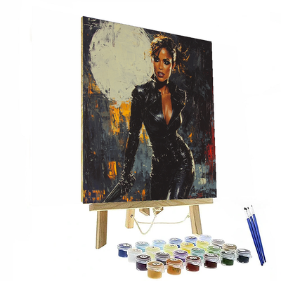 Halle Berry: The Fierce Grace Of Catwoman Paint By Numbers Kits