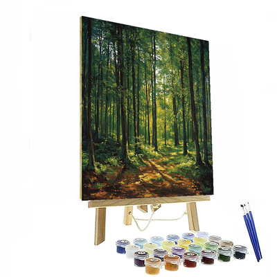 Caspar David Friedrich Inspired A Walk In The Woods Paint By Numbers Kits