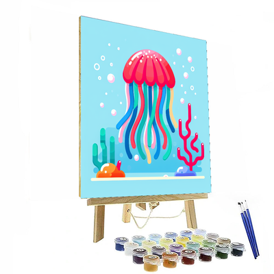 Jubilant Jellyfish Paint By Numbers Kits