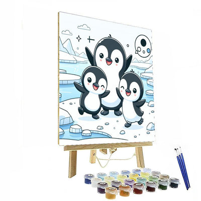 Penguin Family Adventure Paint By Numbers