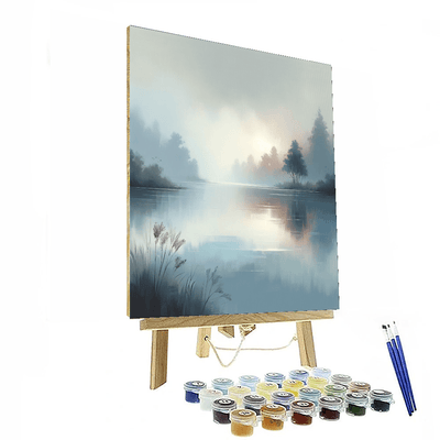 Misty Morning Lake Paint By Numbers