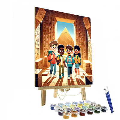 Ancient Egyptian Adventure Painting By Numbers Kit