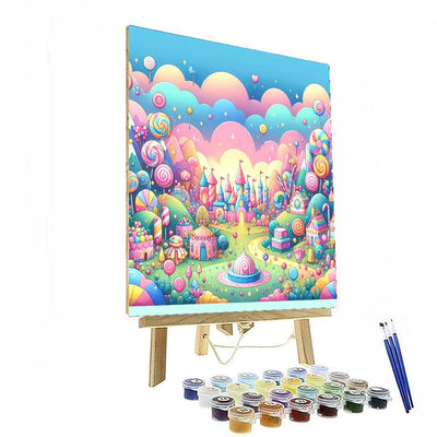 Whimsical Candy Kingdom Paint By Number