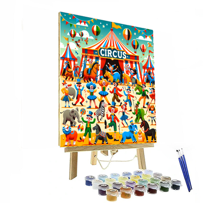 Fun Circus Day Paint By Numbers Kits