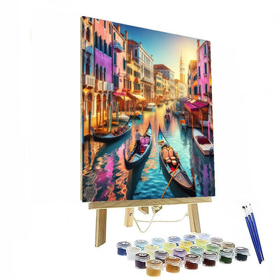 Venetian Waterways Delight Paint By Numbers Kits