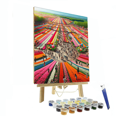 Keukenhof Tulip Festival - Lisse, Netherlands Paint By Numbers Kits