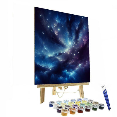 Enigmatic Night Sky Number Painting