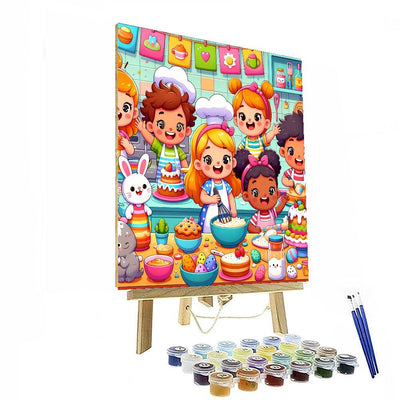 Baking With Friends Painting By Numbers Kit