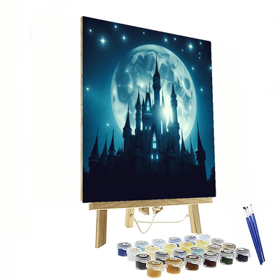 Fairytale Castle View Painting Number Kit