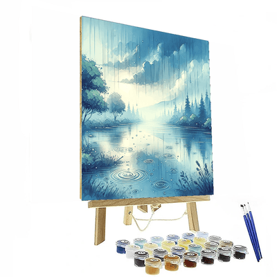 Gentle Rainy Day Escape Painting By Numbers Kit