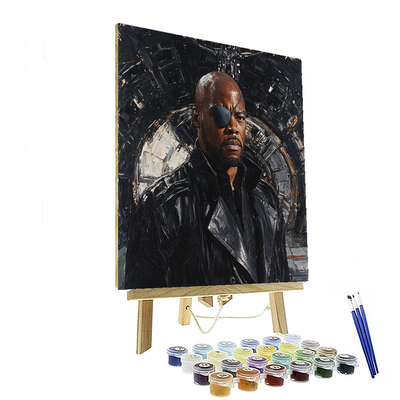 Samuel L. Jackson: Fury's Commanding Voice Numbered Painting Kits