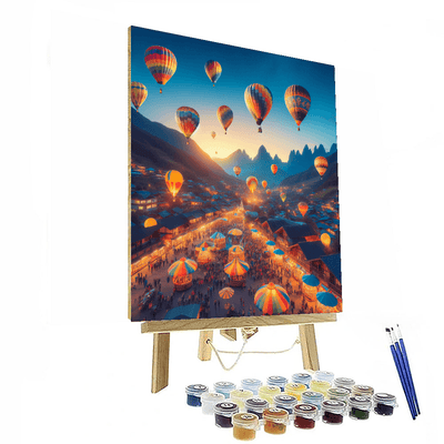 Snowmass Balloon Festival DIY Paint By Numbers