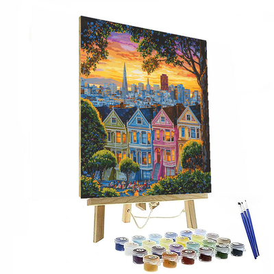 The Painted Ladies Painting By Numbers Kit