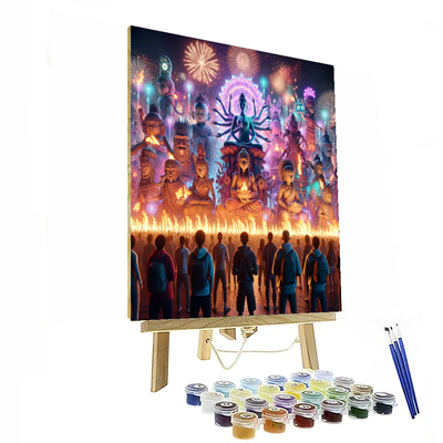 Fallas De Valencia - Spain Numbered Painting Kits