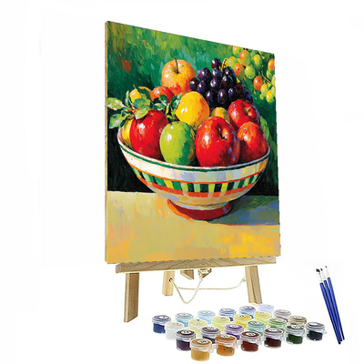 Paul Cézanne Inspired Fruits Of Delight  Paint By Numbers Art