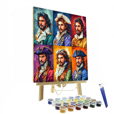 Gustave Courbet Inspired Historical Portraits Of Heroes  Paint By Numbers Kits