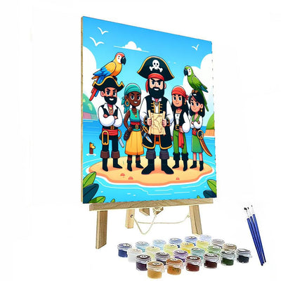 Pirate Island Escape DIY Paint By Numbers