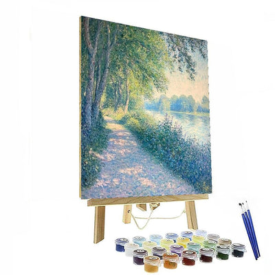 Claude Monet Inspired The Harmony Of Nature  Numbered Painting Kits