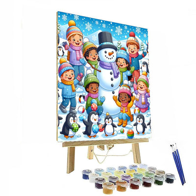 Winter Fun Fest Painting Number Kit