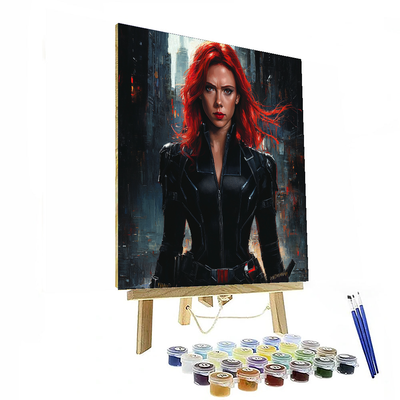 Scarlett Johansson: The Enigmatic Force Of Black Widow Paint By Numbers Kits