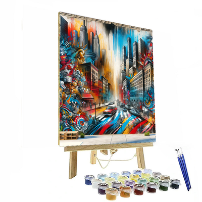 Bold Urban Mural Paint By Numbers Kits