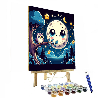 Mysterious Moonlight DIY Paint By Numbers