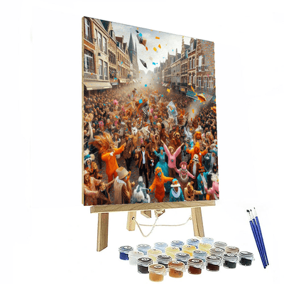 Carnival Of Dunkerque - France Painting Number Kit