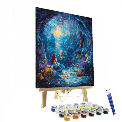 Ariel's Secret Grotto - Disney Inspired Paint By Color