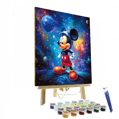 Mickey Mouse Galactic Journey - Disney Inspired Paint By Color