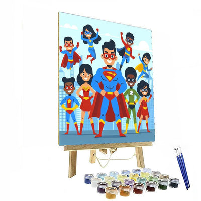 Superhero Dreams Paint By Numbers