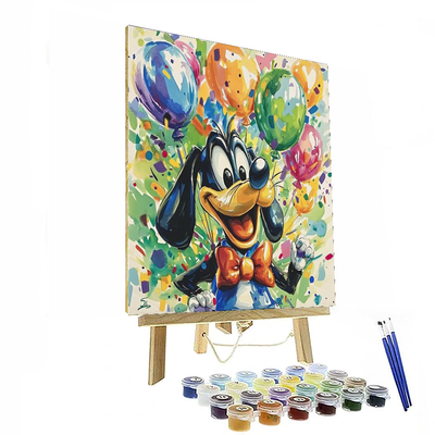 Goofy's Silly Shenanigans - Disney Inspired Numbered Painting Kits