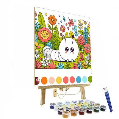 Cute Caterpillar Paint By Numbers Kits