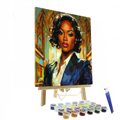 Viola Davis: The Bold Presence Of Annalise Keating DIY Paint By Numbers