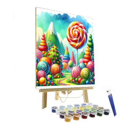 Adventures In Candyland Paint By Numbers Kits