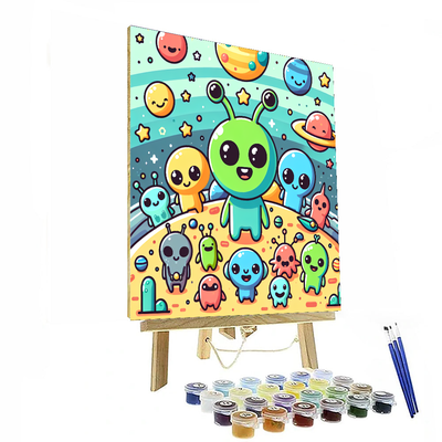 Adventurous Aliens Paint By Numbers